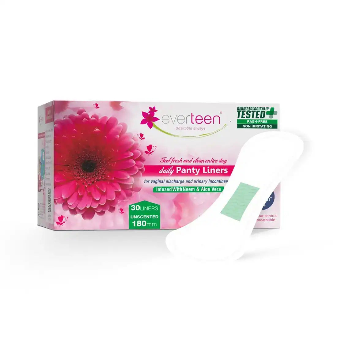 everteen Daily Panty Liners for Vaginal Discharge and Urinary Incontinence in Women - everteen
