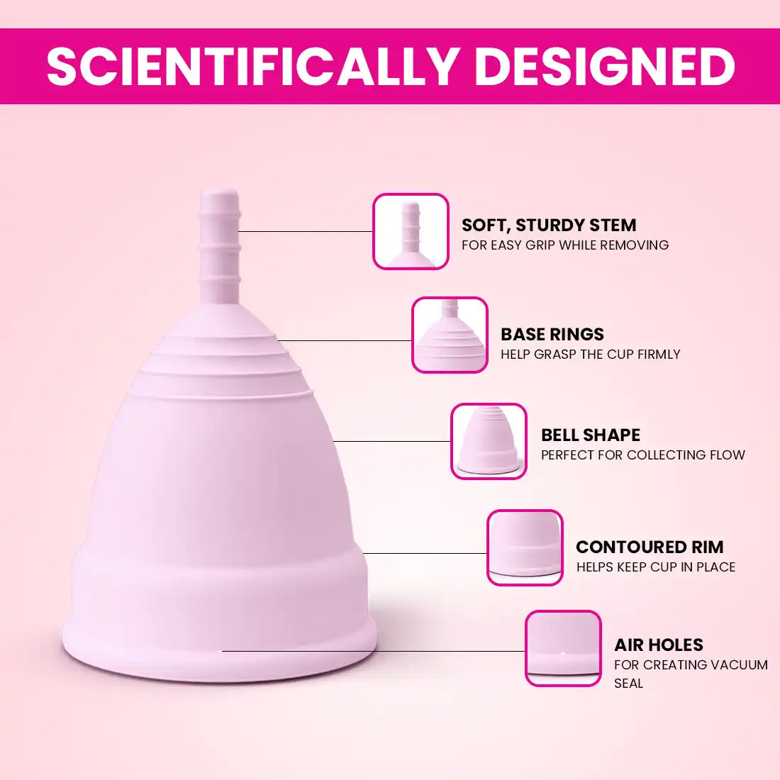 everteen Menstrual Cup for Periods in Women - everteen