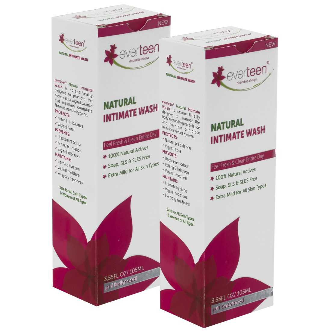 everteen Natural Intimate Wash for Feminine Hygiene in Women - everteen