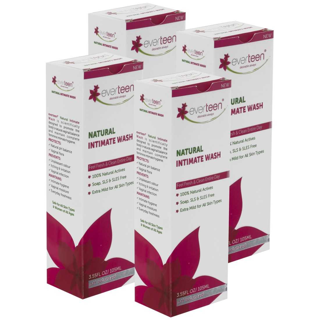 everteen Natural Intimate Wash for Feminine Hygiene in Women - everteen