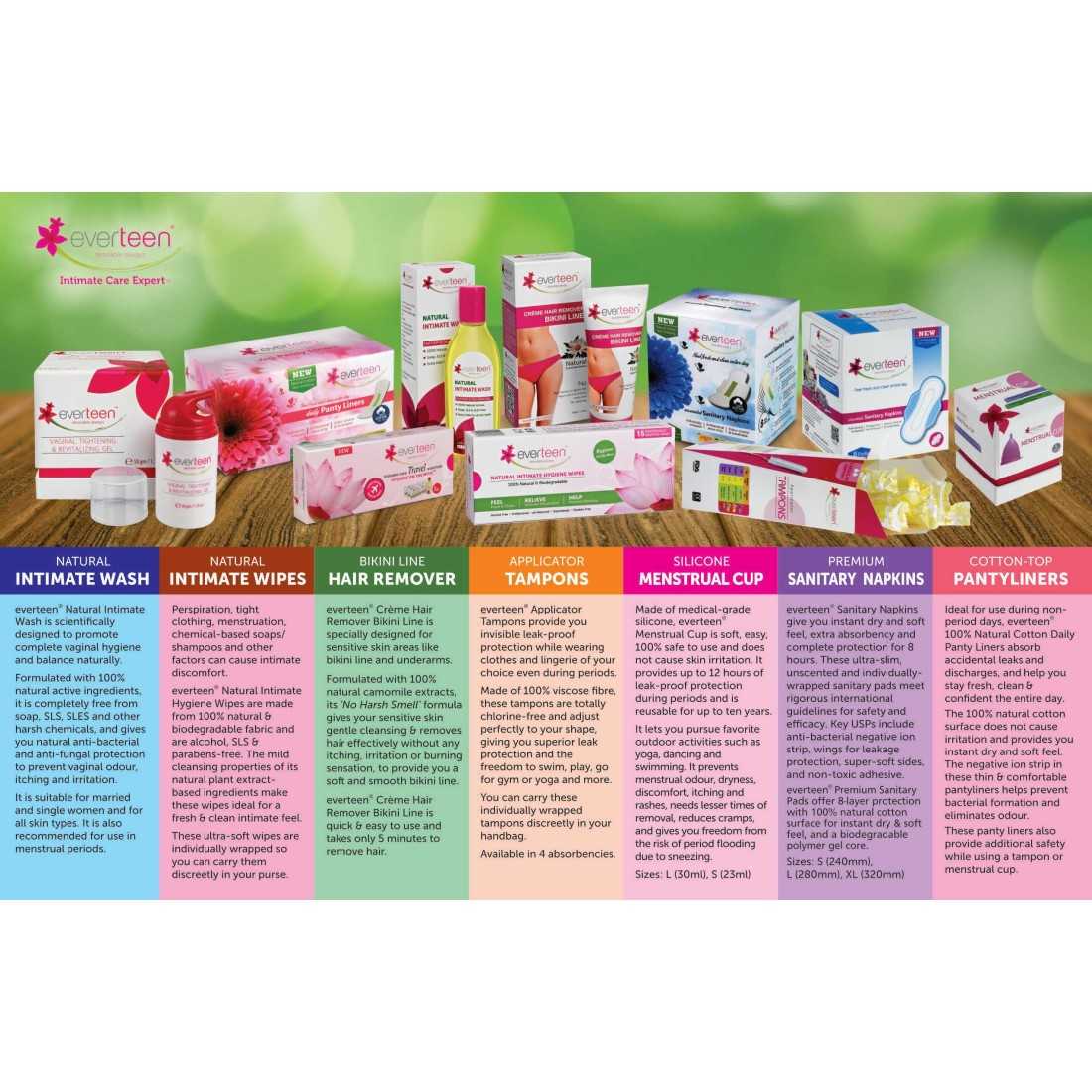 everteen SKIN THIN Premium XL Sanitary Pads Mega Pack for Periods in Women - 40 Pads (280mm) - everteen