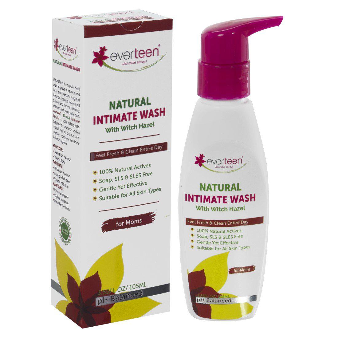 everteen Witch Hazel Natural Intimate Wash for Feminine Hygiene in Moms - everteen