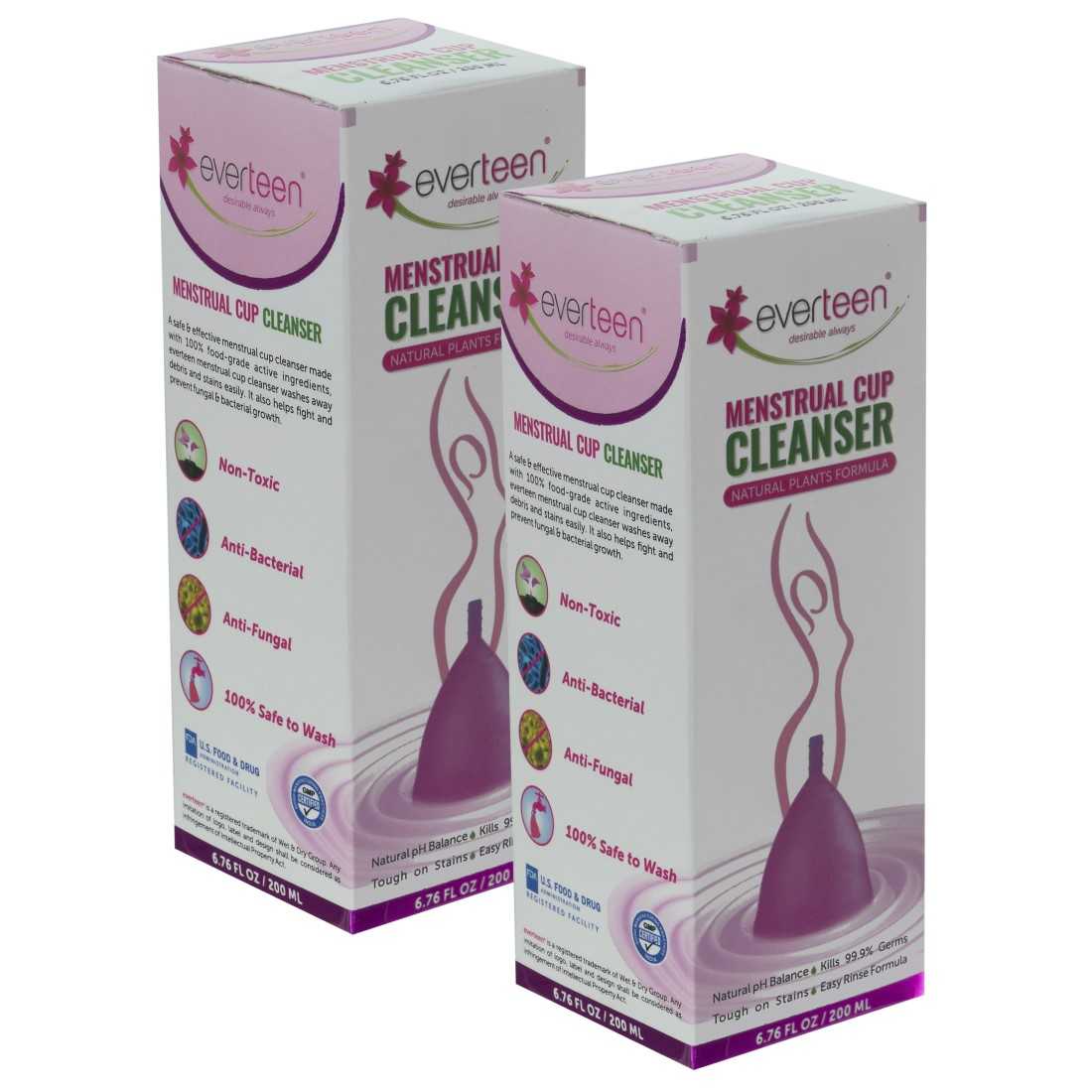 everteen Menstrual Cup Cleanser With Plants-Based Formula for Women - everteen