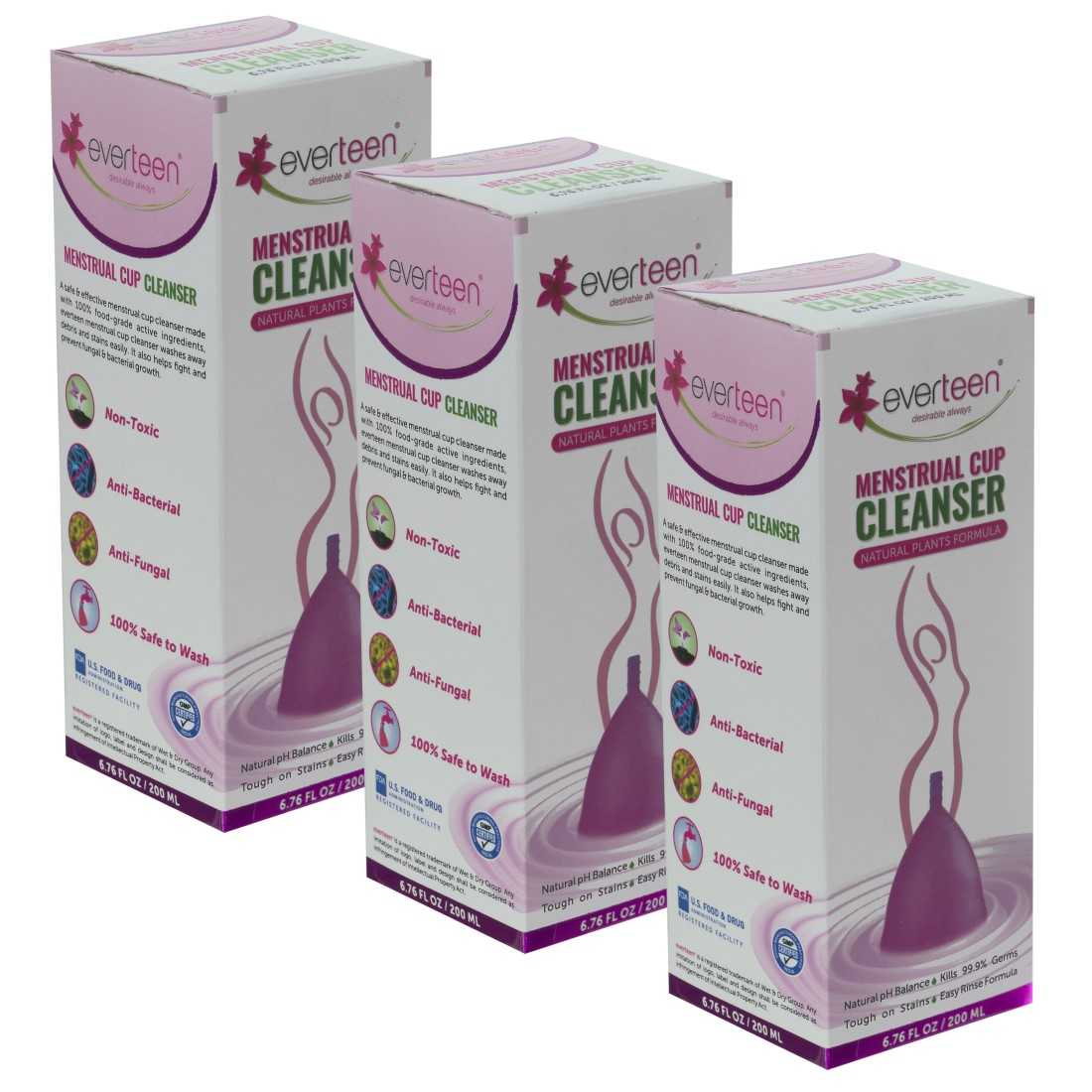 everteen Menstrual Cup Cleanser With Plants-Based Formula for Women - everteen