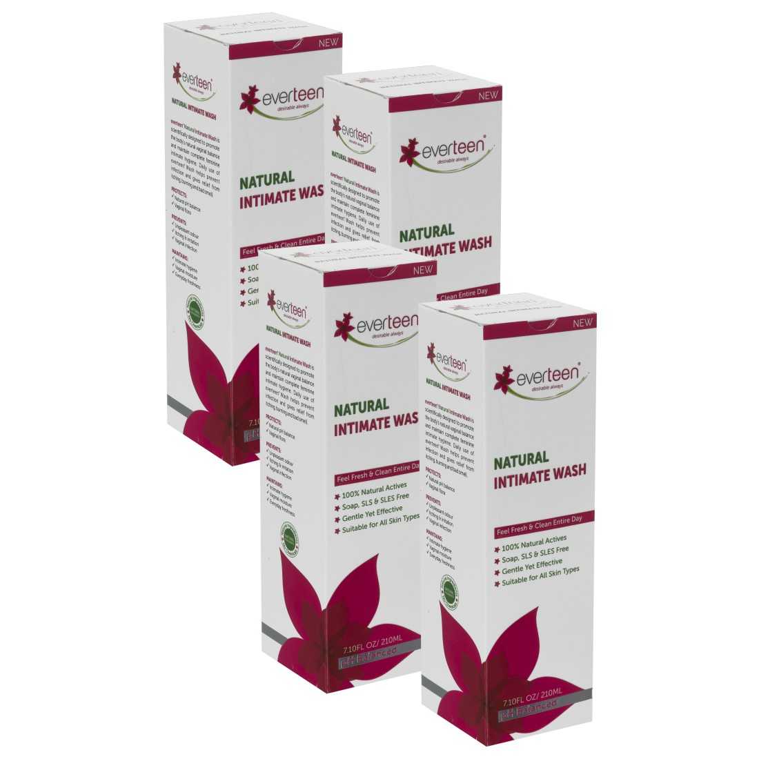 everteen Natural Intimate Wash for Feminine Hygiene in Women - everteen