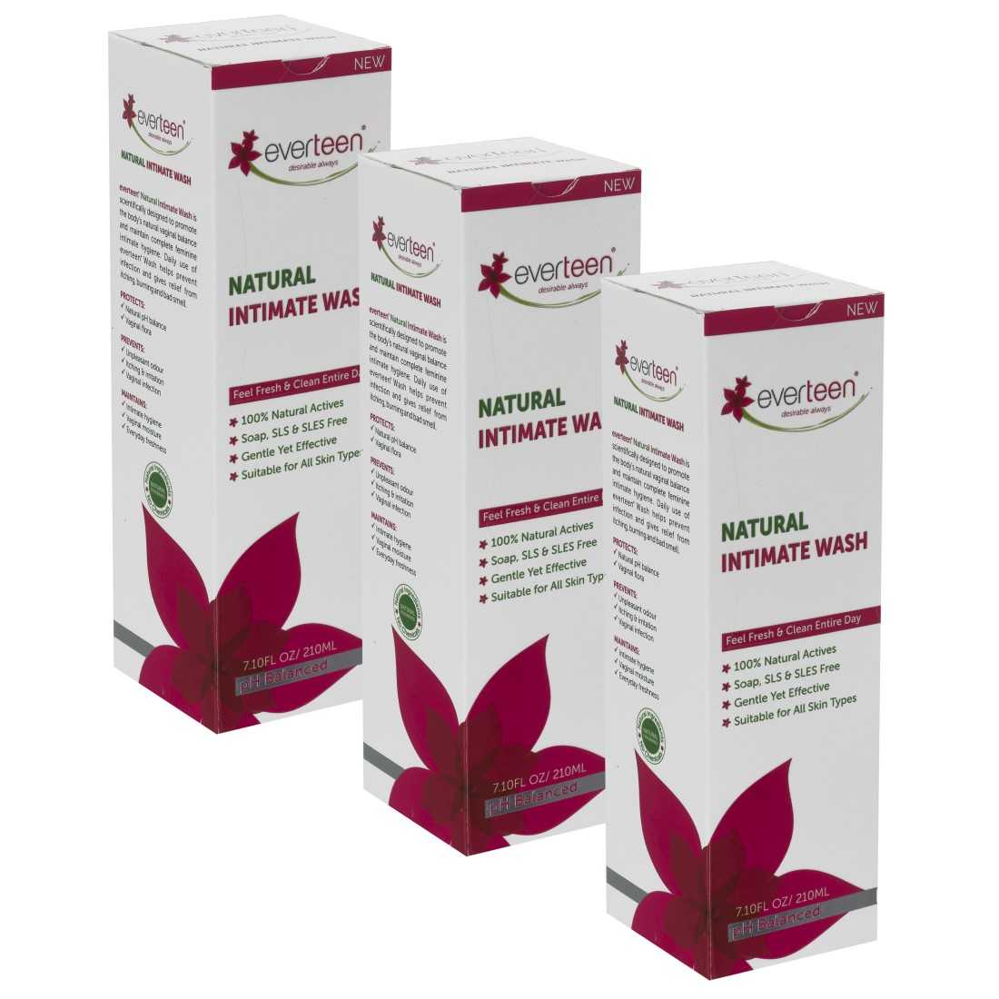 everteen Natural Intimate Wash for Feminine Hygiene in Women - everteen