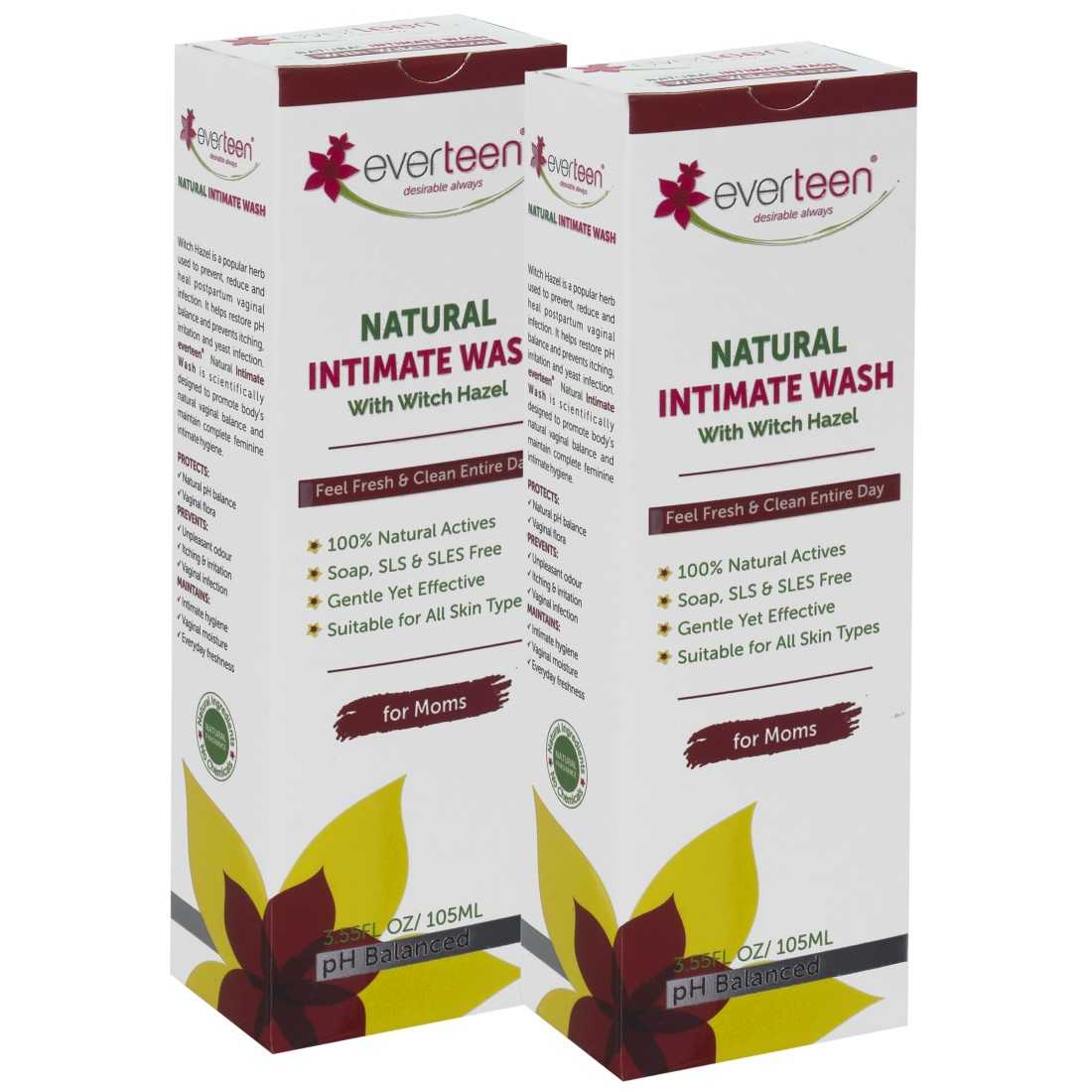 everteen Witch Hazel Natural Intimate Wash for Feminine Hygiene in Moms - everteen