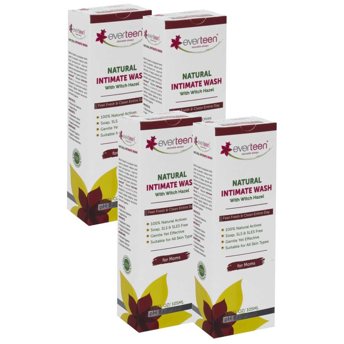 everteen Witch Hazel Natural Intimate Wash for Feminine Hygiene in Moms - everteen
