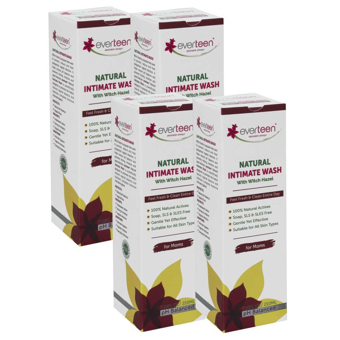 everteen Witch Hazel Natural Intimate Wash for Feminine Hygiene in Moms - everteen