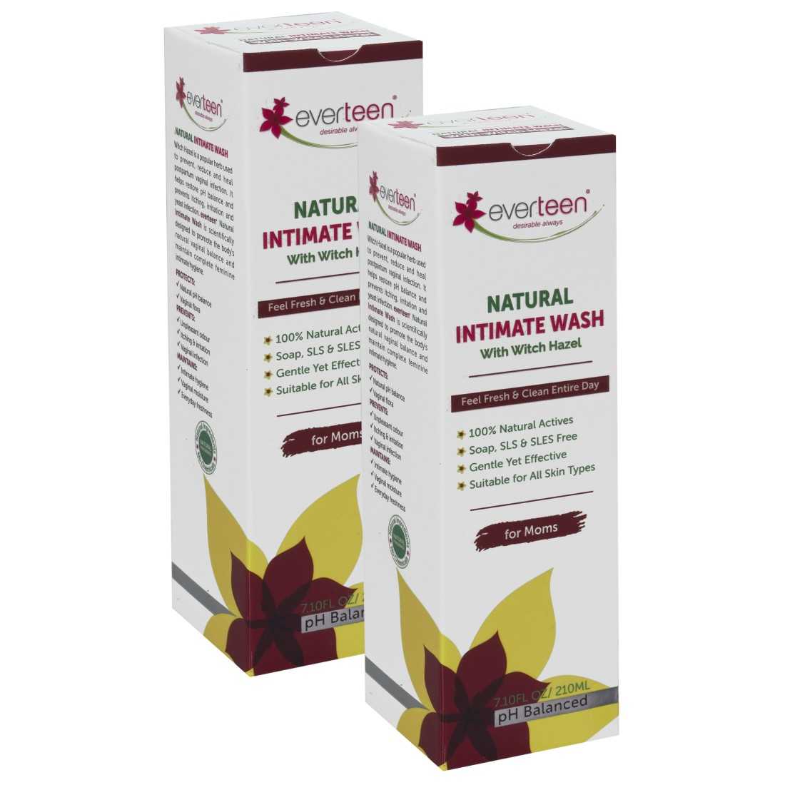 everteen Witch Hazel Natural Intimate Wash for Feminine Hygiene in Moms - everteen
