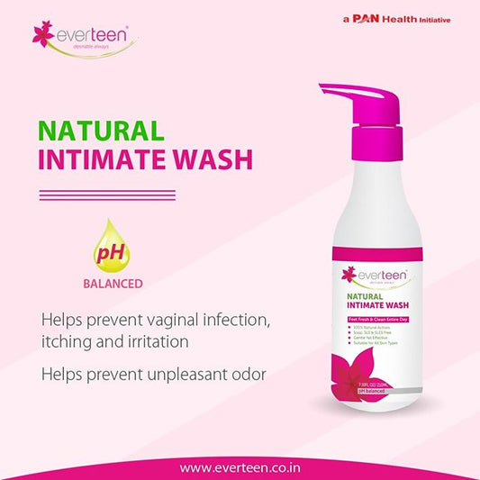 everteen Natural Intimate Wash for Feminine Hygiene in Women - everteen