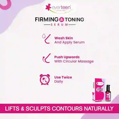 everteen Firming and Toning Serum for Women - 30ml - everteen