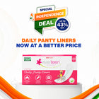 everteen Daily Panty Liners with Neem, Aloe Vera for Vaginal Discharge and Urinary Incontinence in Women