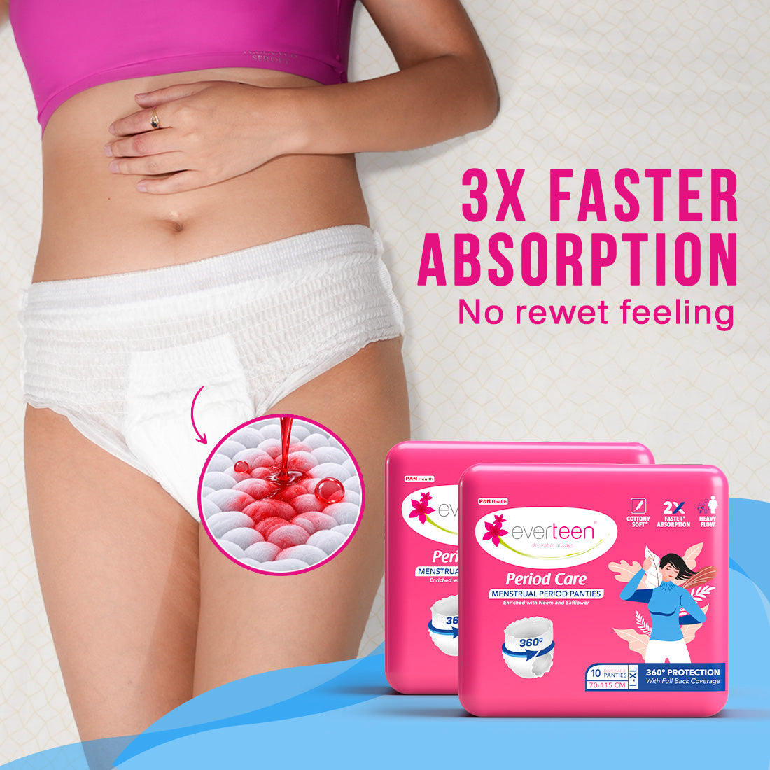 everteen Disposable Period Panties (L–XL) — Buy 1 Get 1 Free