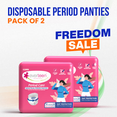 everteen Disposable Period Panties, Enriched with Neem and Safflower