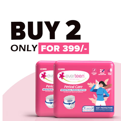 everteen Disposable Period Panties (L–XL) — Buy 1 Get 1 Free