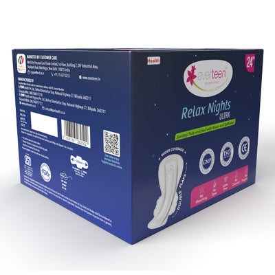 XXL Relax Nights Ultra Sanitary Pads with Neem and Safflower - ( 320mm)