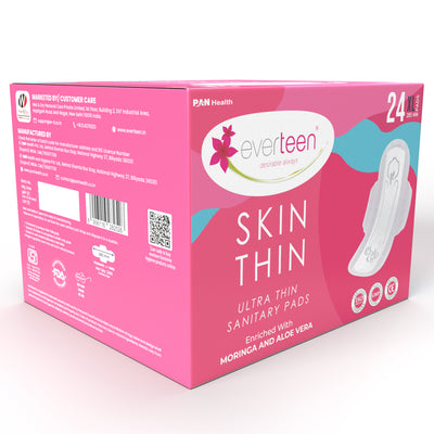 SKIN THIN Ultra XL Sanitary Pads with Moringa & Aloe Vera (285mm)