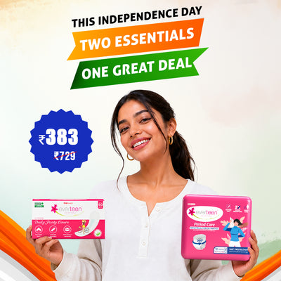 Period Panties (M–L) + Daily Panty Liners, 60pc Combo