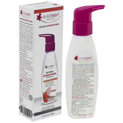 everteen Value Combo - Bikini Line Hair Removal Creme SILKY and Yogurt Intimate Wash 105ml for Teen Girls - everteen