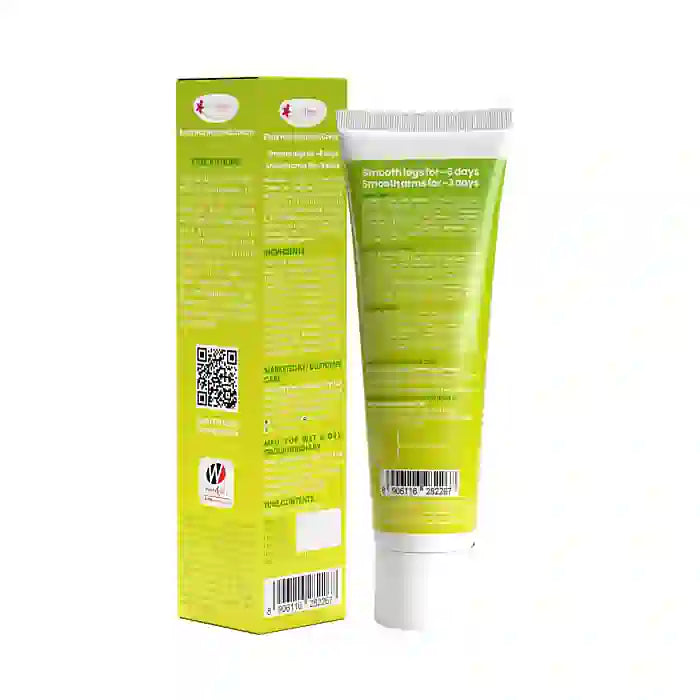 Body Hair Remover Cream with Strawberry, Vitamin E, Almond Oil and Allantoin - 50g