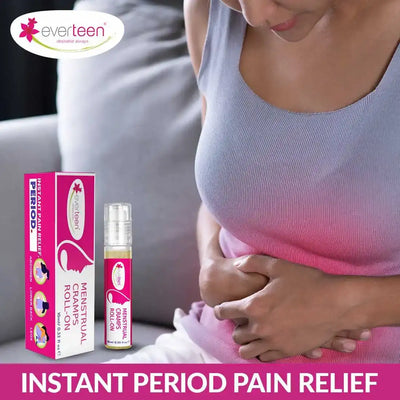 everteen Menstrual Cramps Roll-On for Period Pain Relief in Women - 10ml - everteen