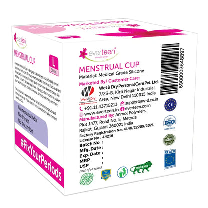 everteen Combo - Menstrual Cup and Menstrual Cup Cleanser for Periods in Women - everteen