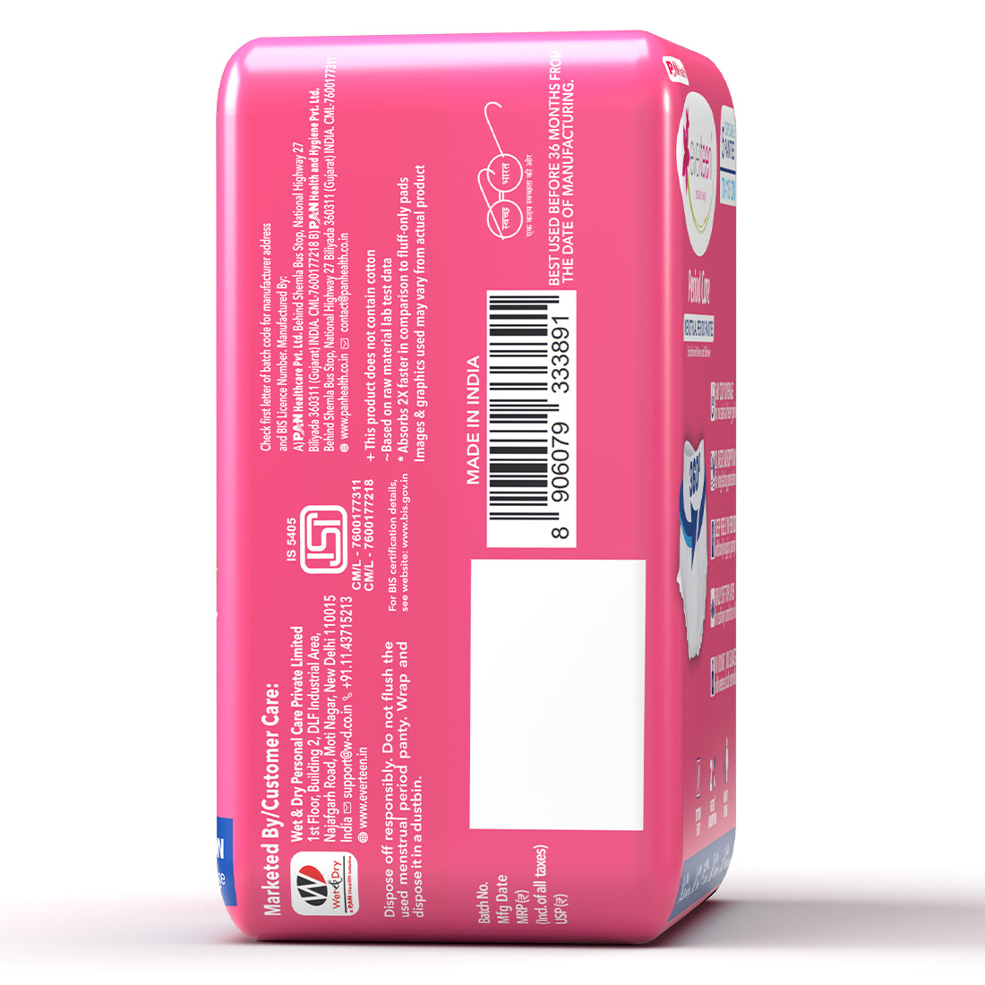 everteen Disposable Period Panties, Enriched with Neem and Safflower