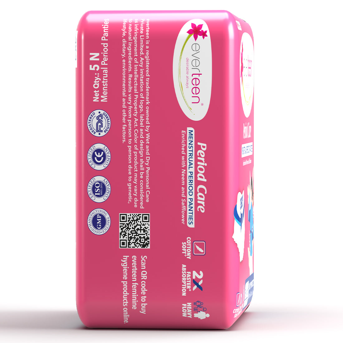 everteen Disposable Period Panties, Enriched with Neem and Safflower