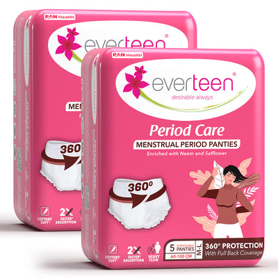 everteen Disposable Period Panties, Enriched with Neem and Safflower