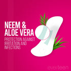 everteen Daily Panty Liners with Neem, Aloe Vera for Vaginal Discharge and Urinary Incontinence in Women