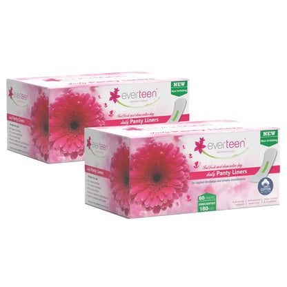 everteen Daily Panty Liners for Vaginal Discharge and Urinary Incontinence in Women - everteen