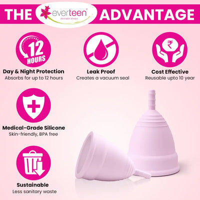 everteen Menstrual Cup for Periods in Women - everteen