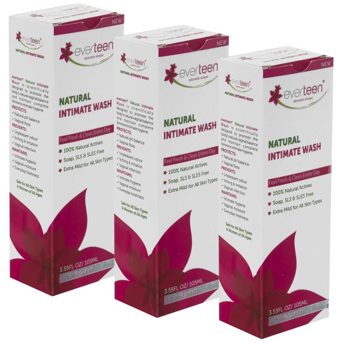 everteen Natural Intimate Wash for Feminine Hygiene in Women - everteen