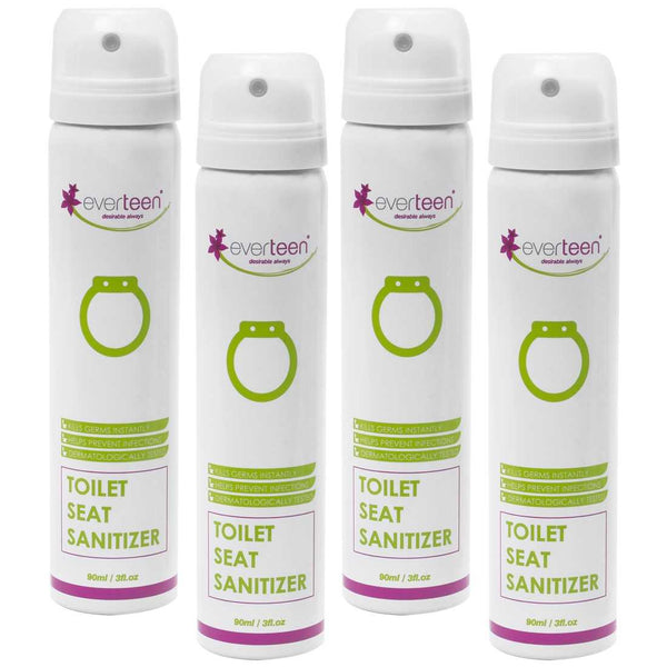 everteen Instant Toilet Seat Sanitizer Spray for Women - everteen