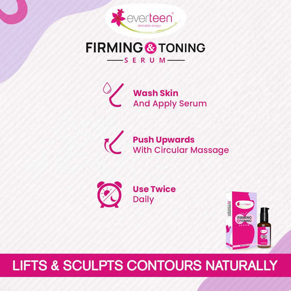 everteen Firming and Toning Serum for Women - 30ml - everteen