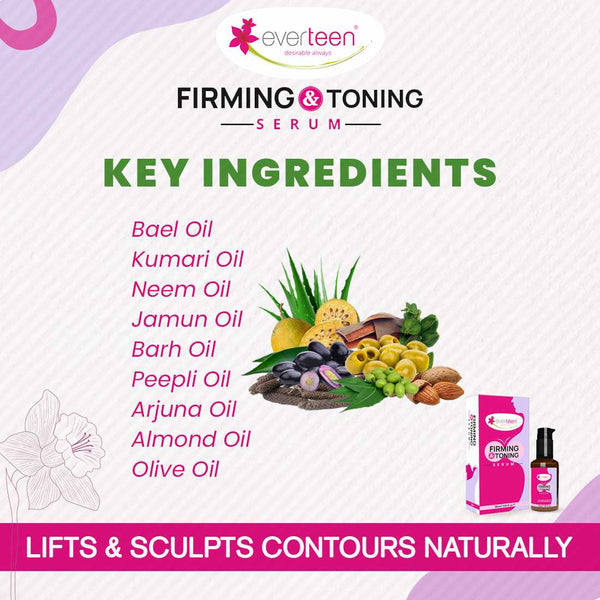 everteen Firming and Toning Serum for Women - 30ml - everteen