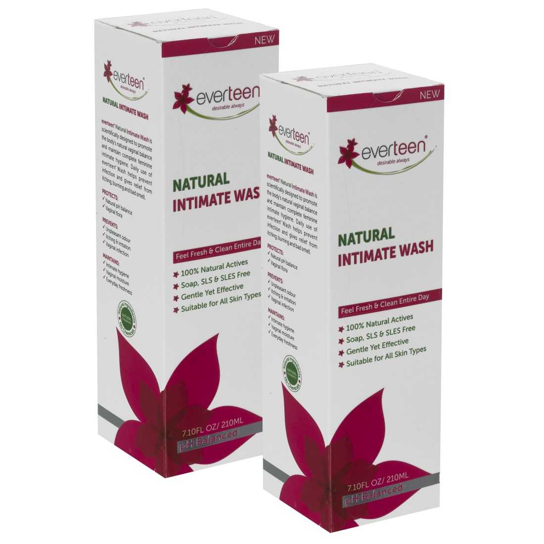 everteen Natural Intimate Wash for Feminine Hygiene in Women - everteen
