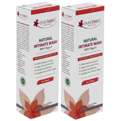 everteen Yogurt Natural Intimate Wash for Feminine Intimate Hygiene in Teens - everteen